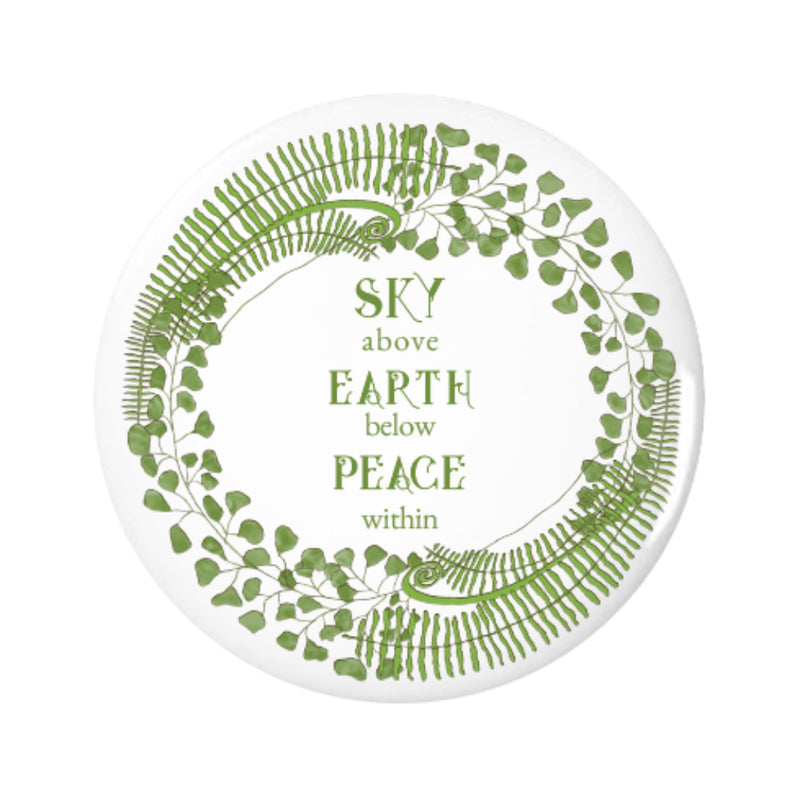 Forest Art Sky Quote Pin-back Button