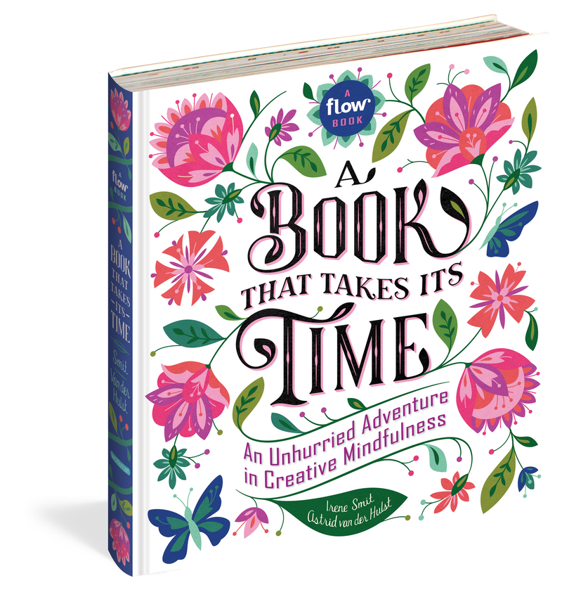 A Book That Takes Its Time is like a mindfulness retreat between two covers. Created in partnership with Flow, the groundbreaking international magazine that celebrates creativity, beautiful illustration, a love of paper, and life’s little pleasures, A Book That Takes Its Time mixes articles, inspiring quotes, and what the editors call “goodies” – bound-in cards, mini-journals, stickers, posters, blank papers for collaging, and more – giving it a distinctly handcrafted, collectible feeling.