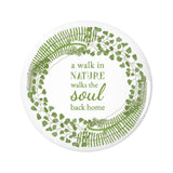 Forest Art Walk Quote Pin-back Button
