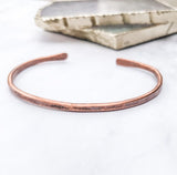 Skinny Copper Cuff Bracelet