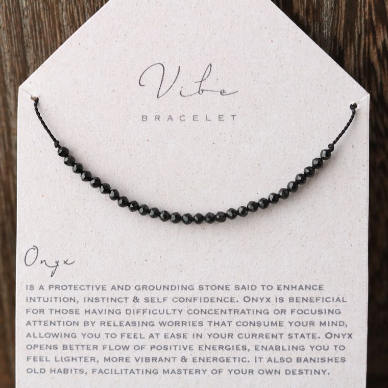Vibe Bracelet  |  Onyx